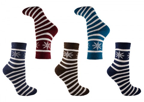 Шкарпетки зимові смугасті Добра Пара